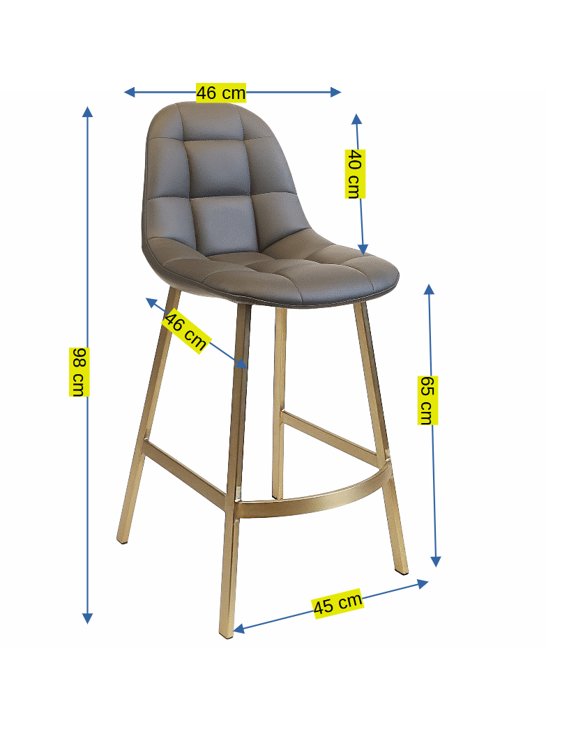 The Summun with fixed base in golden steel